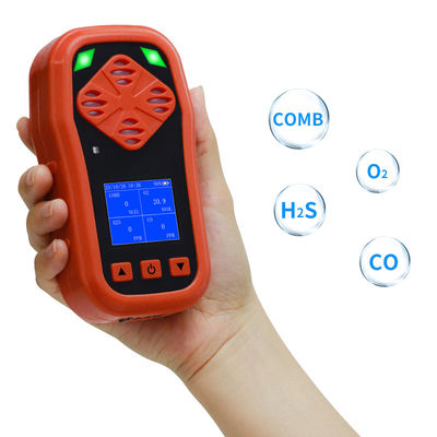 YA-CDX4 CE FCC 工場価格 4 in 1 ガスの検出器 ポータブル マルチガスのO2 CO LEL H2S ガスのモニターアラーム