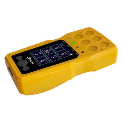 CE FCC認証 6 in 1 マルチガスモニター Yaoan O2 CO H2S LEL VOC CO2 USB充電