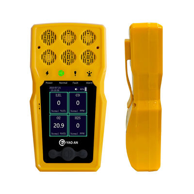 ポータブル 4 ガスのメーター ポータブルマルチガスの検出器 Lel, Co, H2s, O2 ガスの分析機