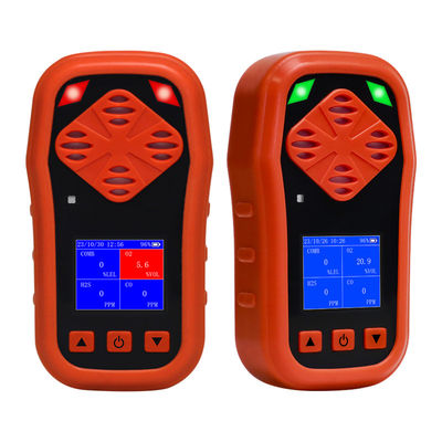 OEM プライベート・レーベル ガスの分析器 4 In 1 ポータブルモニター EX O2 H2S CO アラーム付き