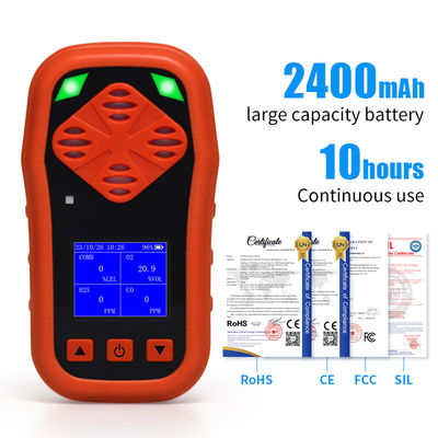 YA-CDX4 パーソナルガス検出器 H2S O2 CO LEL 4 ガスポータブルガススニッファー漏れ検出器