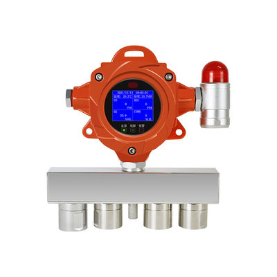 固定マルチガス検出器 EX O2 CH4 CO2 CO2 SO2 ガスセンサー オゾン検出器 6 イン 1 ガスの分析器