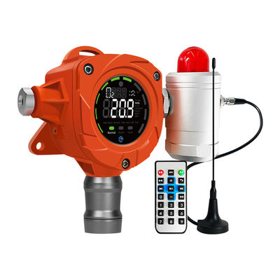 CE FCC ATEX 認定 固定気体センサー モニター H2S EX ガスの漏れ検出器 固定気体分析器